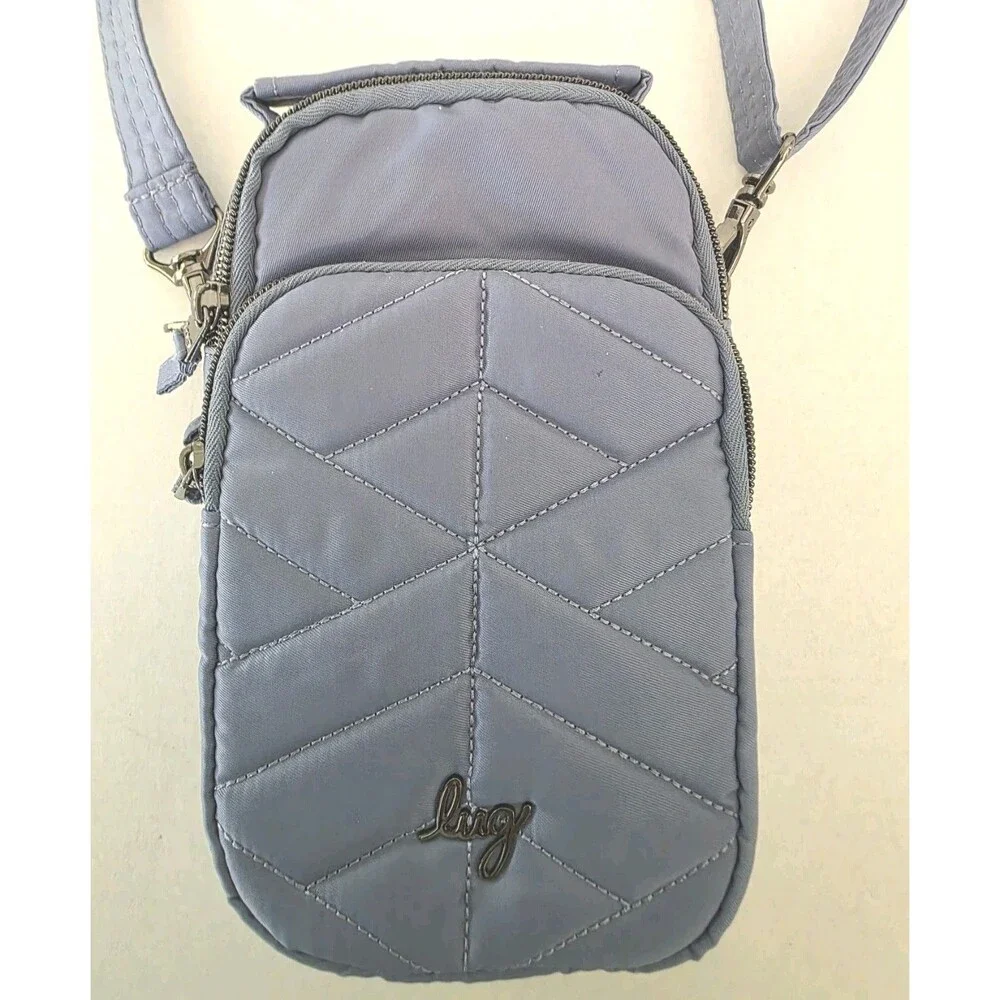 Lug Skeeter Mini Crossbody Convertible Bag Blue Moon Dragonfly Adjustable Strap - Picture 3 of 14